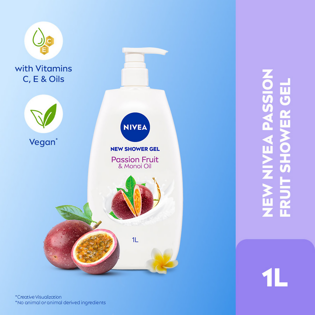 Nivea Passion Fruit & Monoi Oil Shower Gel