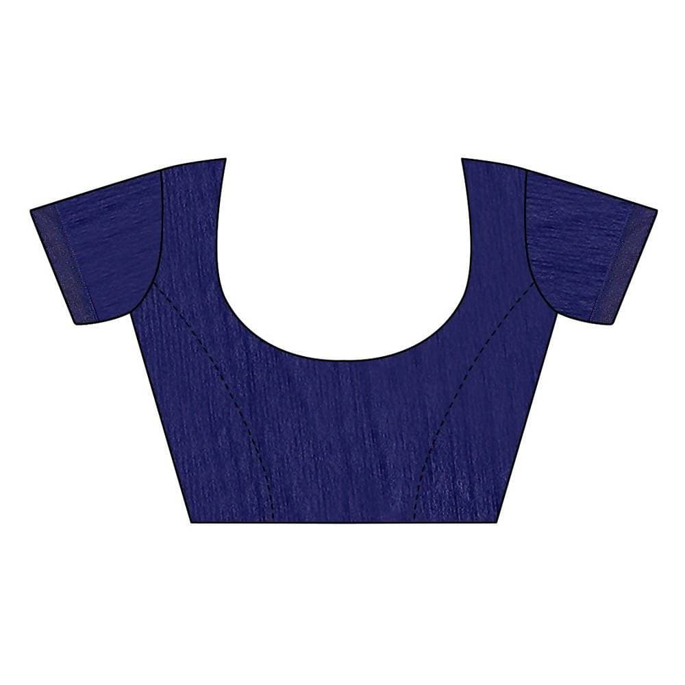 Vamika Navy Georgette Embroidery Saree (GULABO NAVY)