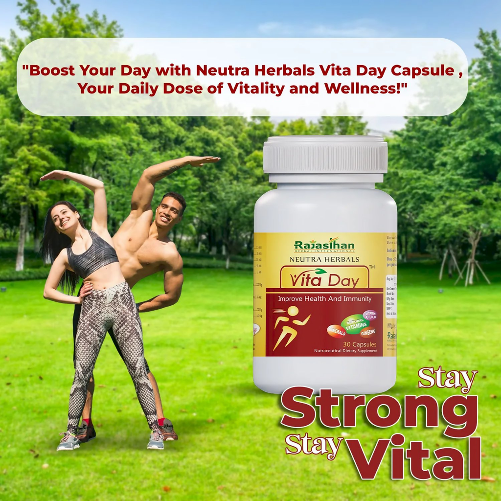 Rajasthan Herbals Neutra Herbals Vita Day Capsules - Distacart