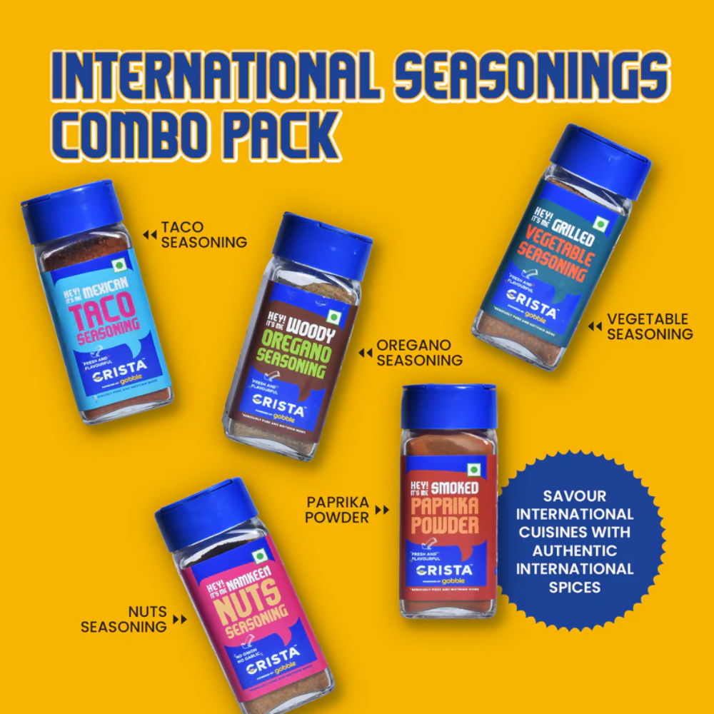 Crista Spices International Seasonings (Combo of 5 Products)