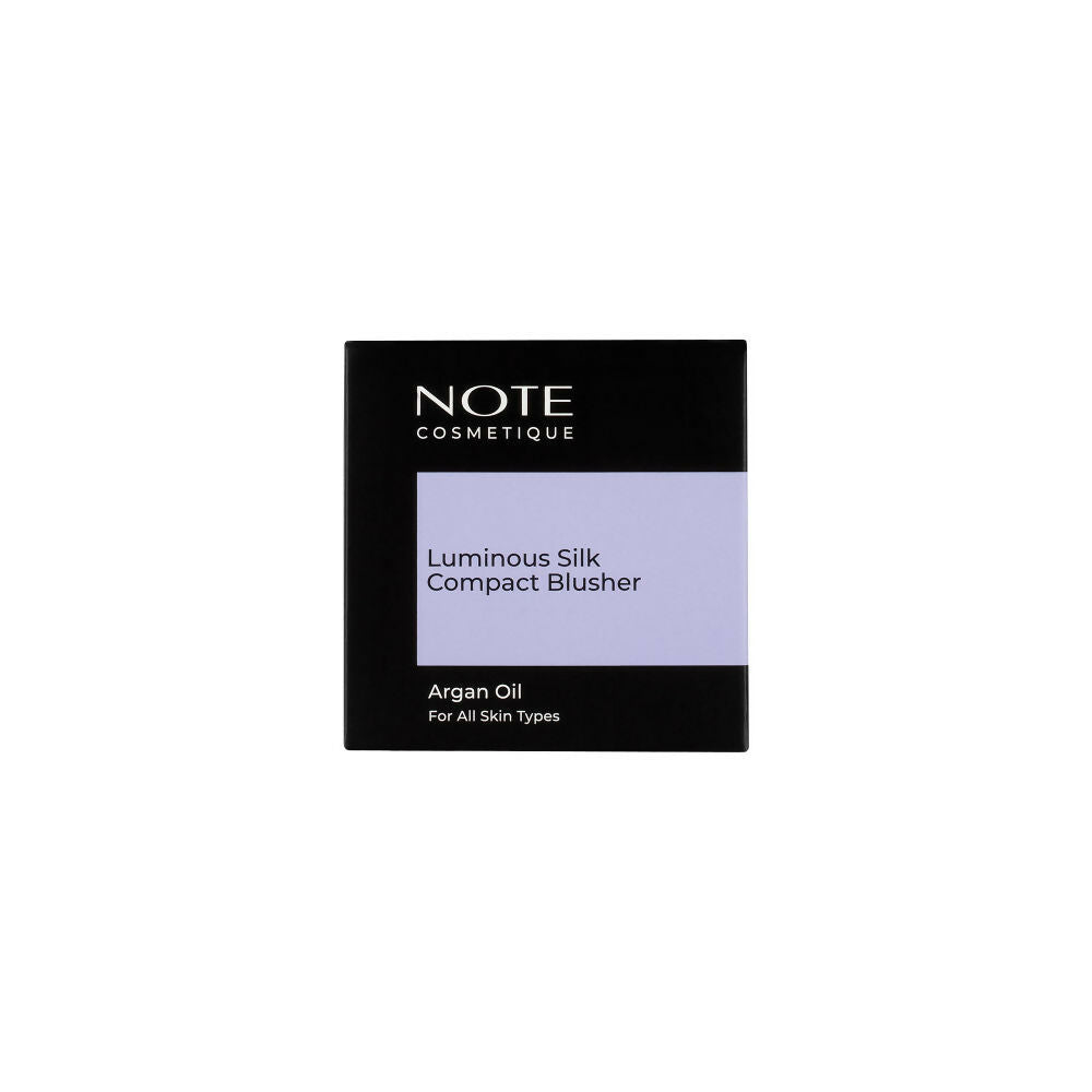 Note Cosmetique Luminous Silk Compact Blusher - 01 Pinky Beach