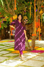 Aayaa Pure Muslin printed Kurti & Pant - Multi Color