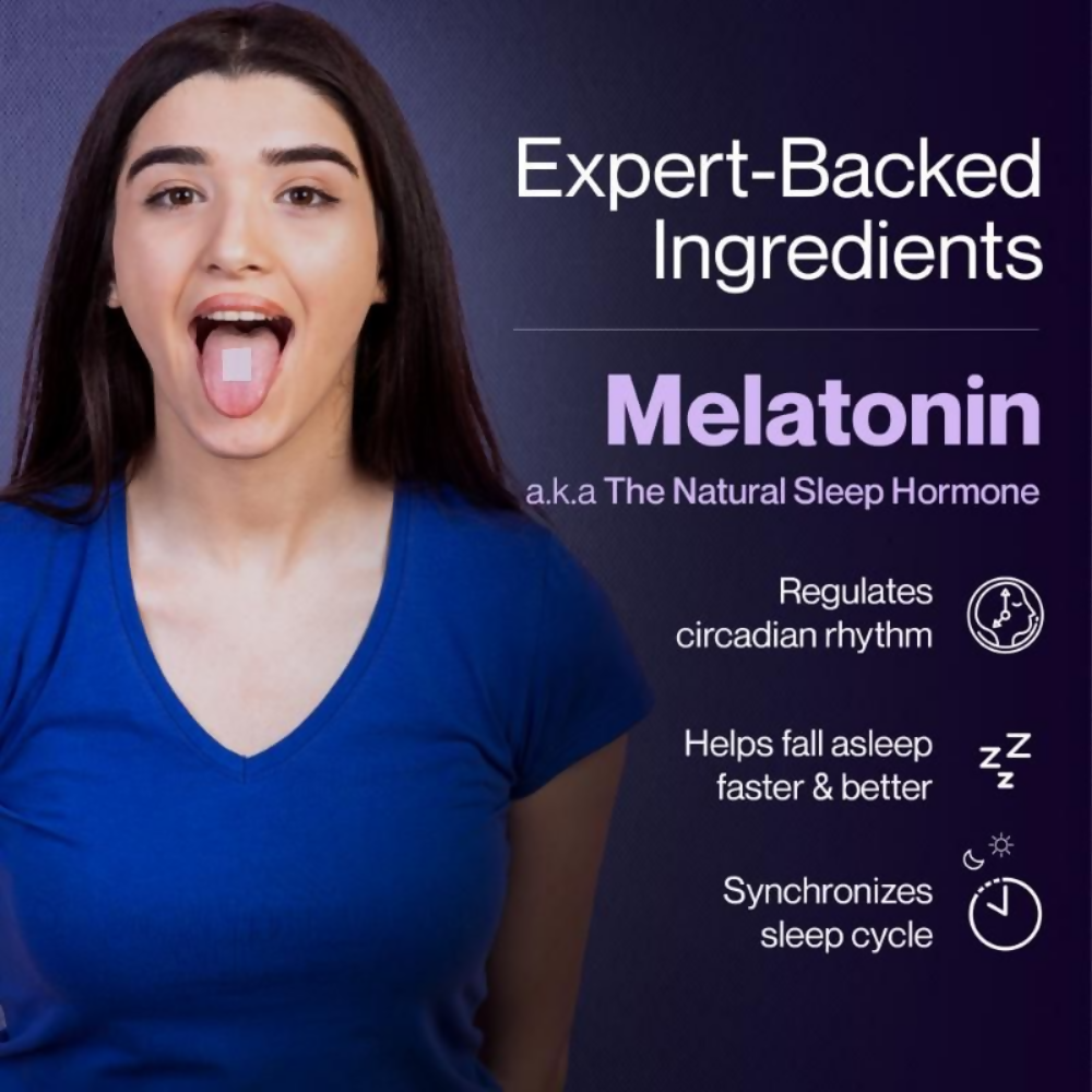 Setu Melatonin 5mg Promotes Relaxation & Sleep Strips - Distacart