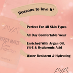 AYA Perfect Matte Cover Foundation - 01 Ivory