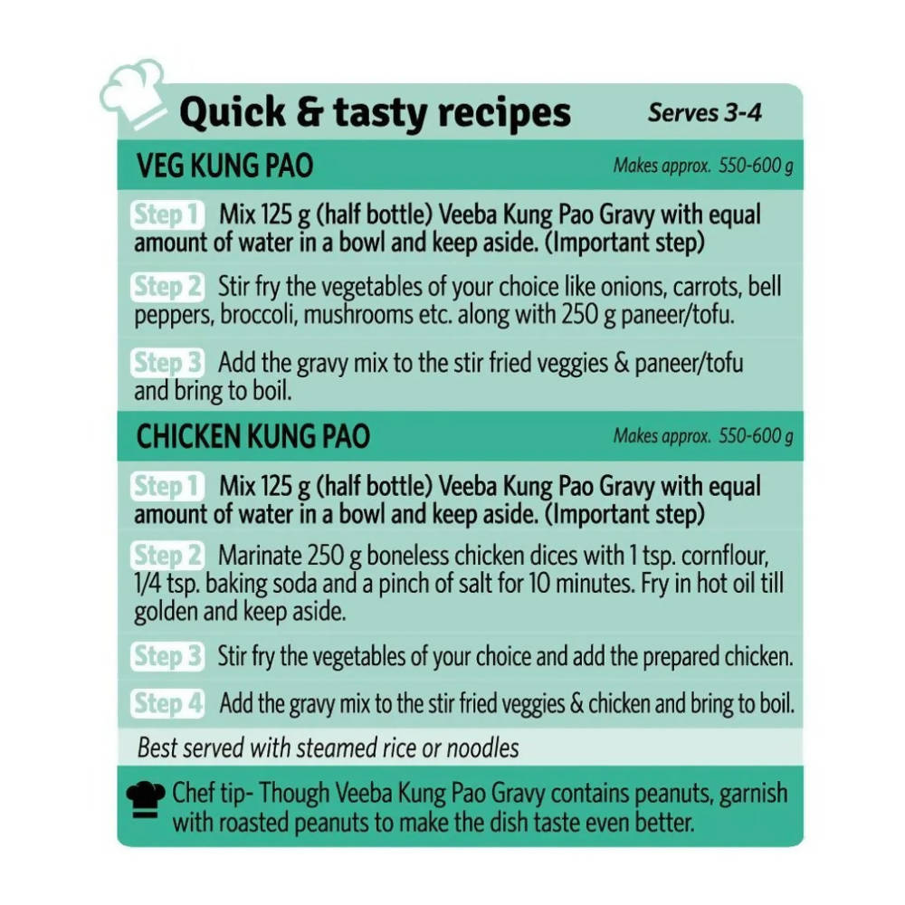 Veeba Chef Kung Pao Gravy