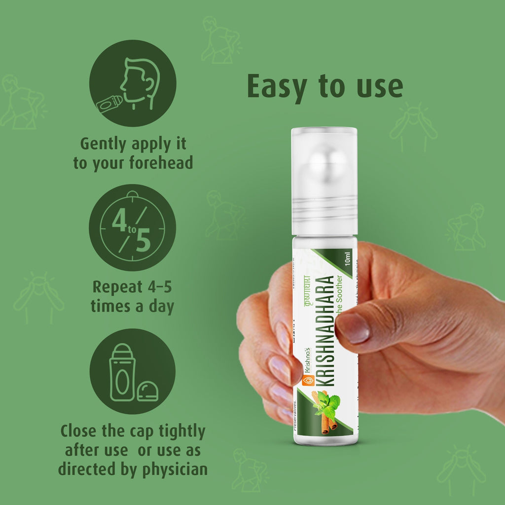Krishna'S Herbal & Ayurveda Krishnadhara Roll On - Distacart