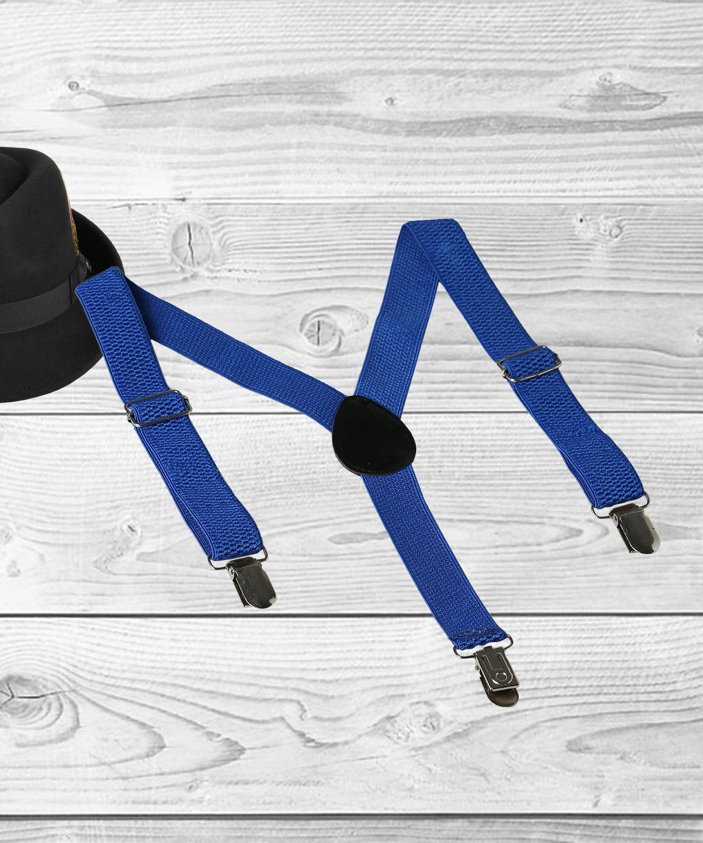 Manet Boys Solid Suspenders - Blue