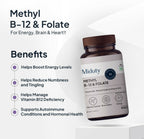 Miduty Vitamin B12 - Methyl Folate Chewables