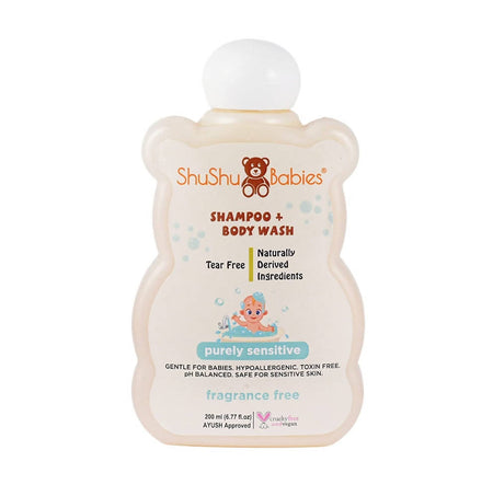 ShuShu Babies Shampoo + Body Wash Fragrance Free