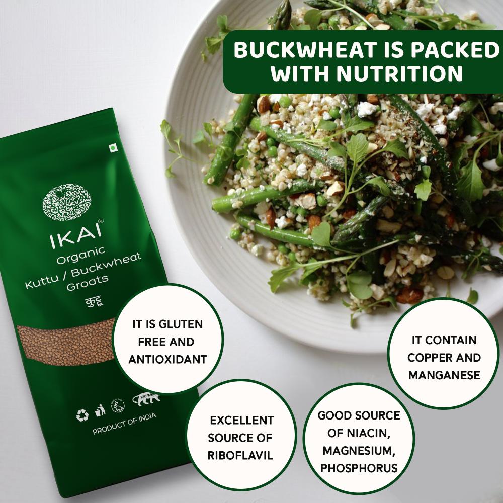 IKAI Organic Buckwheat Groats Kuttu - Distacart