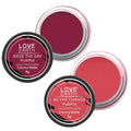 Love Earth Lip Tint & Cheek Tint Multipot Combo (Rose Pink & Raspberry Pink)