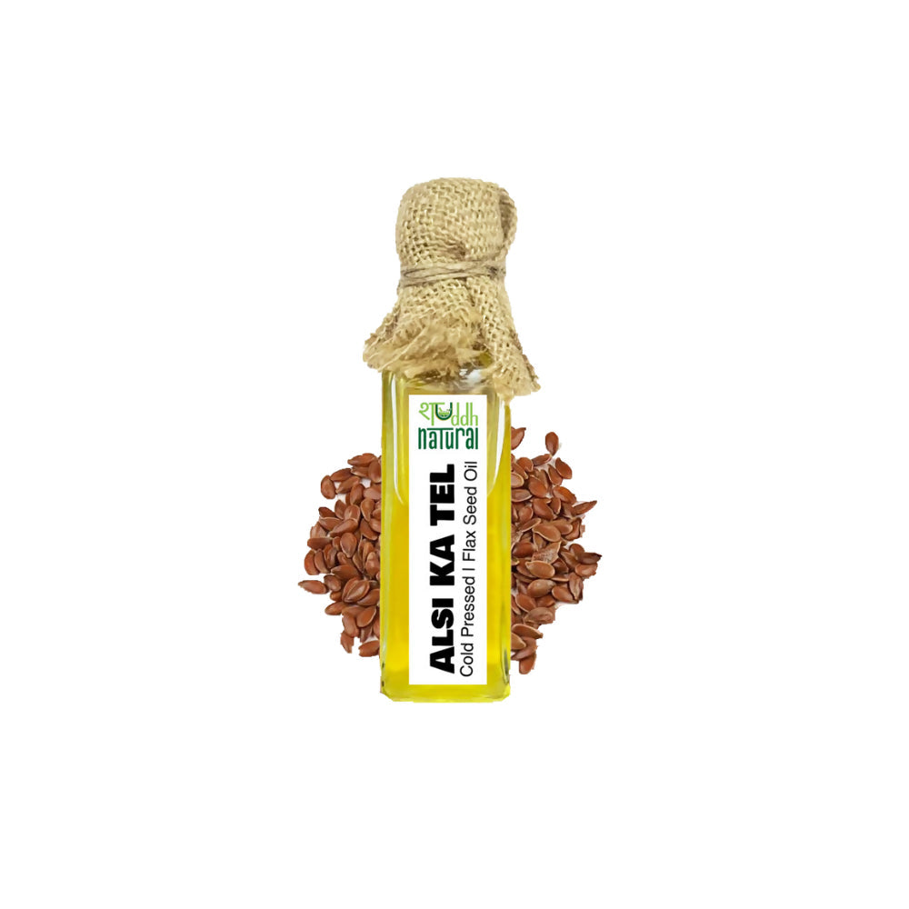 Shuddh Natural Flax Seed Oil Cold Pressed - Distacart