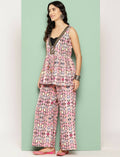 Ahalyaa Women's Traditional Wear Co-ods - Off-white - Distacart