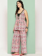 Ahalyaa Women's Traditional Wear Co-ods - Off-white - Distacart