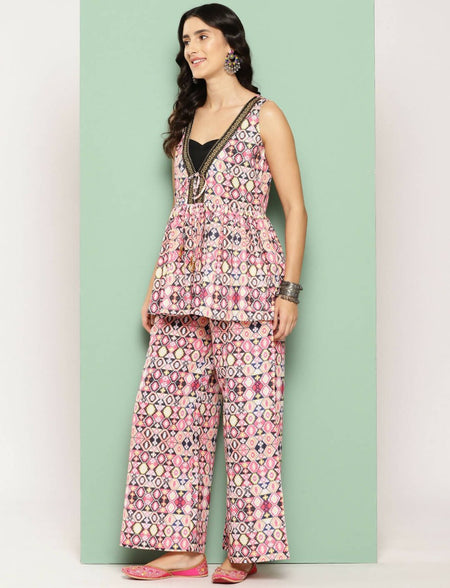 Ahalyaa Women's Traditional Wear Co-ods - Off-white