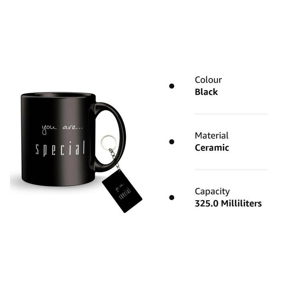 Pramonita Valentine Gifts (White Black, Ceramic Coffe Mug)