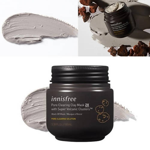 Innisfree Super Volcanic Pore Clay Mask 2X Pore Clearing Solution