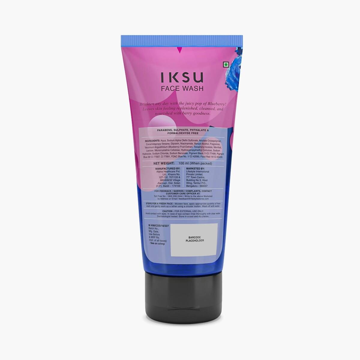 IKSU Blueberry Face Wash