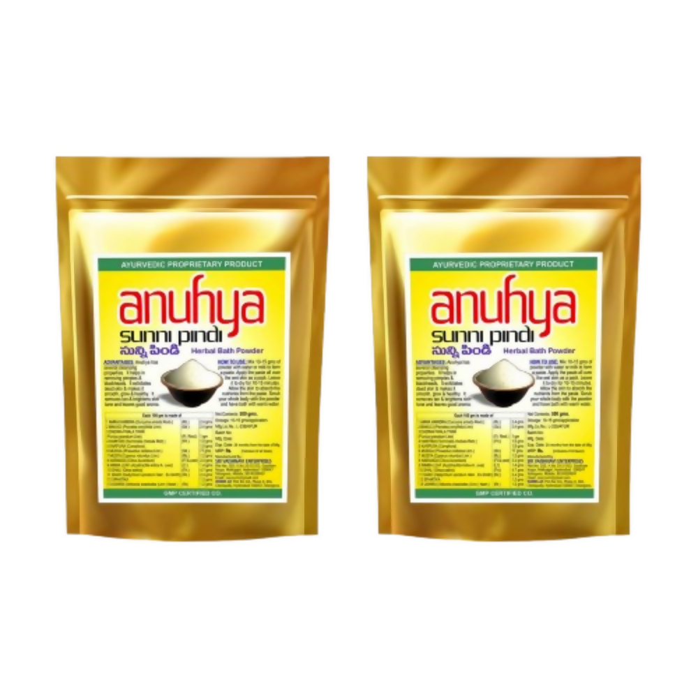 Anuhya Herbal Bath Natural Sunnipindi Powder