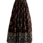 Arfa Fashion House Designer Georgette Black Gown
