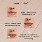 The Natural Wash Silky Matte Fusion Longstay Bullet Lipstick - Solar Rust