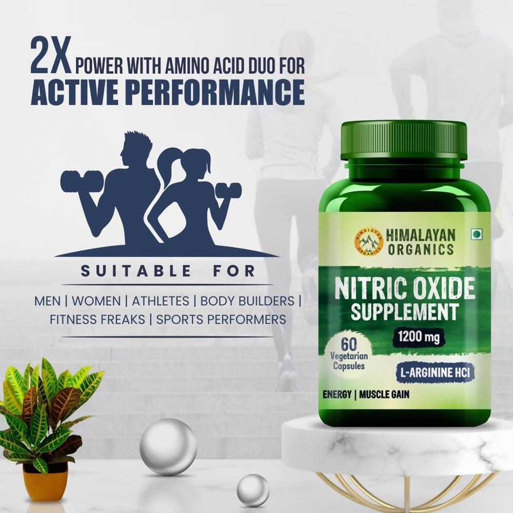 Himalayan Organics Nitric Oxide Supplement 1400 mg 