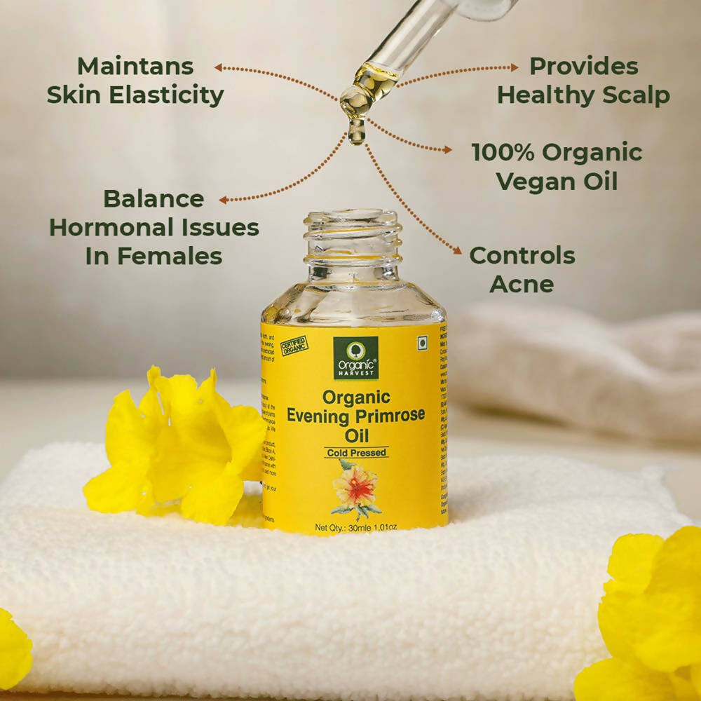 Organic Harvest Cold Pressed Organic Evening Primrose Oil