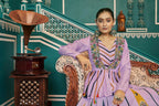 AI Fashion Lavender Poly Maska Silk Designer Navratri Lehenga Choli Collection