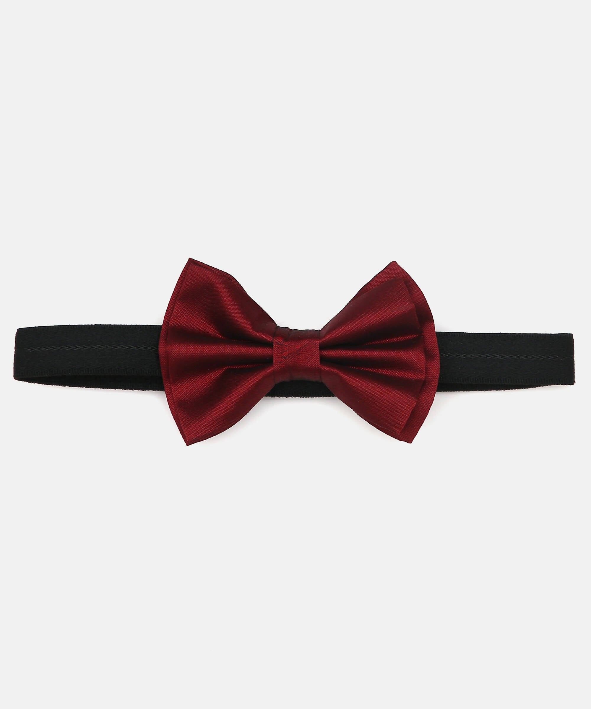 Manet Boys Solid Double Layer Bow - Maroon