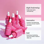 Foxtale Milky Way Rapid Spot Reduction Drops with 3% Tranexamic Acid Serum & Niacinamide - Reduces Marks and Hyperpigmentation, Evens Out Skin Tone