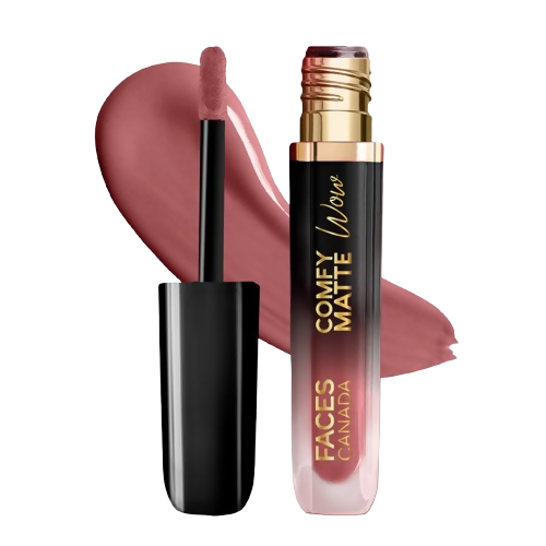 Faces Canada Comfy Matte Wow Liquid Lipstick - Tea Rose 12