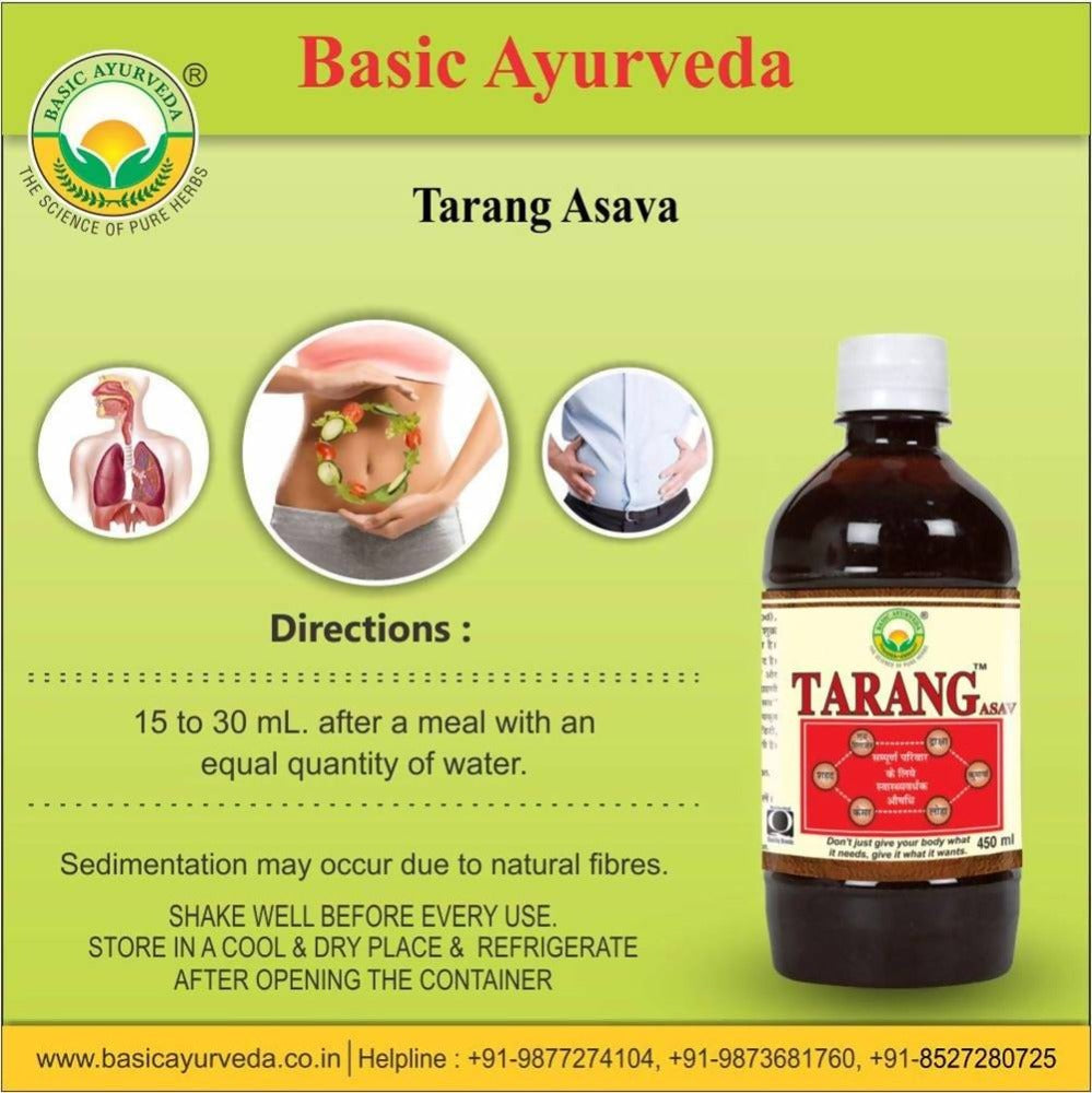Basic Ayurveda Tarang Asava Directions