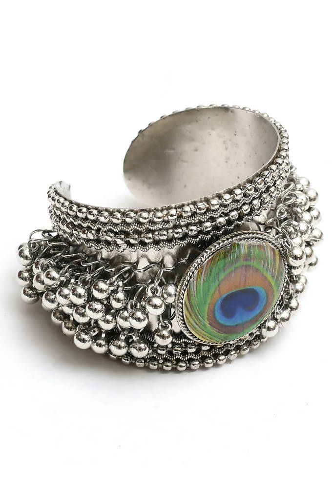 Mominos Fashion Kamal Johar Ghungroo Handcraft Cuff Bracelet