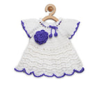 Chutput Kids Cute Design White Coloured Solid Frock