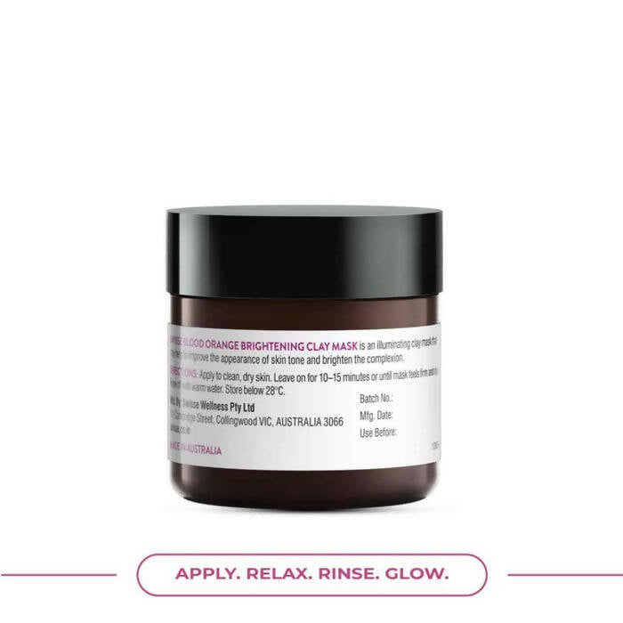 Swisse Blood Orange Brightening Clay Mask With Vitamin C