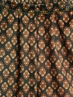 Ahalyaa Mustard Color Digital Print Velvet kids Kurta Palazzo Set For Girls