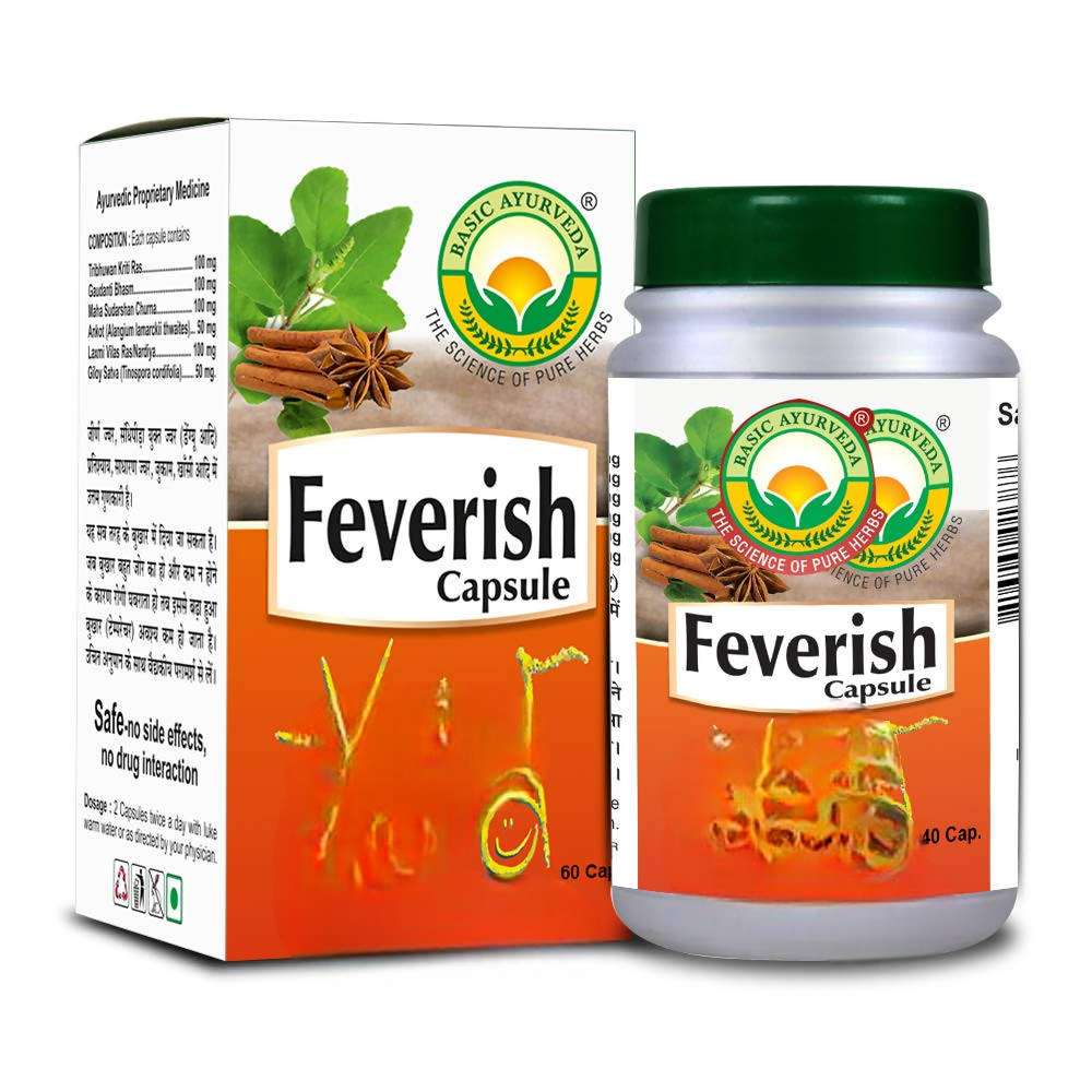 Basic Ayurveda Feverish Capsules - Distacart