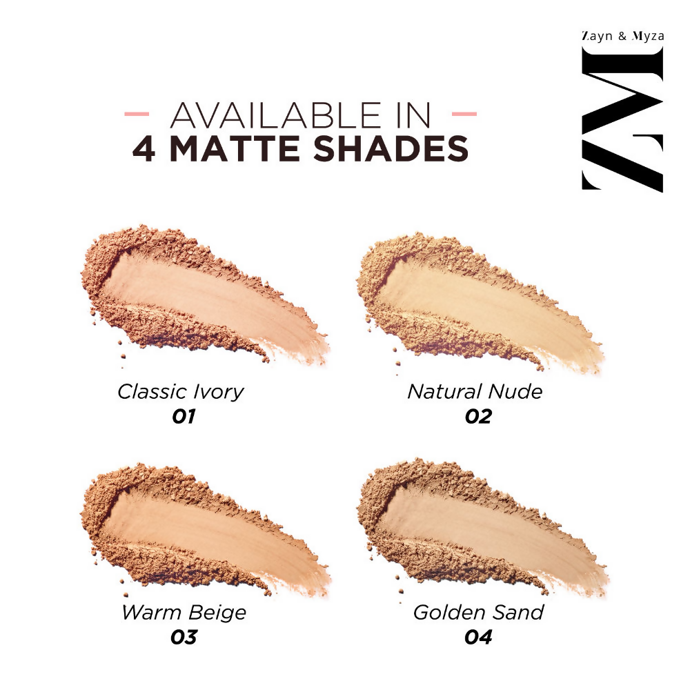 Zayn & Myza Pollution Defense CC with SPF 30 Compact Golden Sand