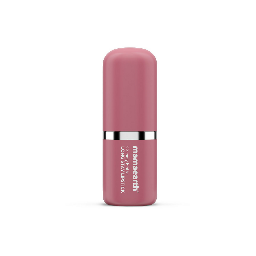 Mamaearth Creamy Matte Long Stay Lipstick - Mauve Bloom