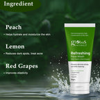 Globus Naturals Refreshing Face Wash with Peach & Red Grapes - Distacart