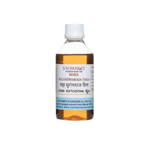 S N Pandit Ayurveda Maha Sugandharaja Taila - Distacart