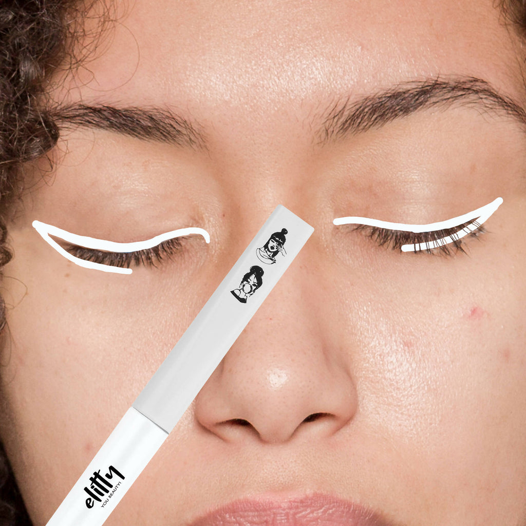 Elitty Eye Gotta Feeling - Pop Eyeliner Matte -Moon Child- White
