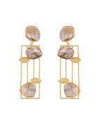 VOJ Women Gold Color stainless steel Earrings - Distacart