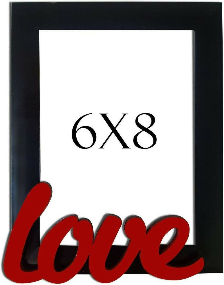 Art Street - Love Table Photo Frame Red & Black For Valentine's Day Gift