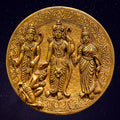 Brass Ram Darbar Wall Décor