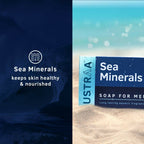 Ustraa Deo Soap For Men - Neem and Green Clay, Sea Minerals, & Activated Charcoal