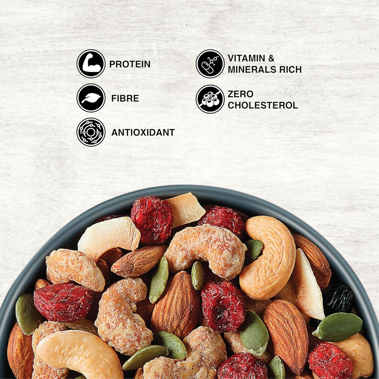 Pureheart Nutmix Salt & Sweet Dry Fruits Mix - Distacart