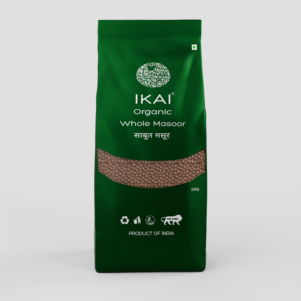 2 - Organic Whole Masoor - 500gm