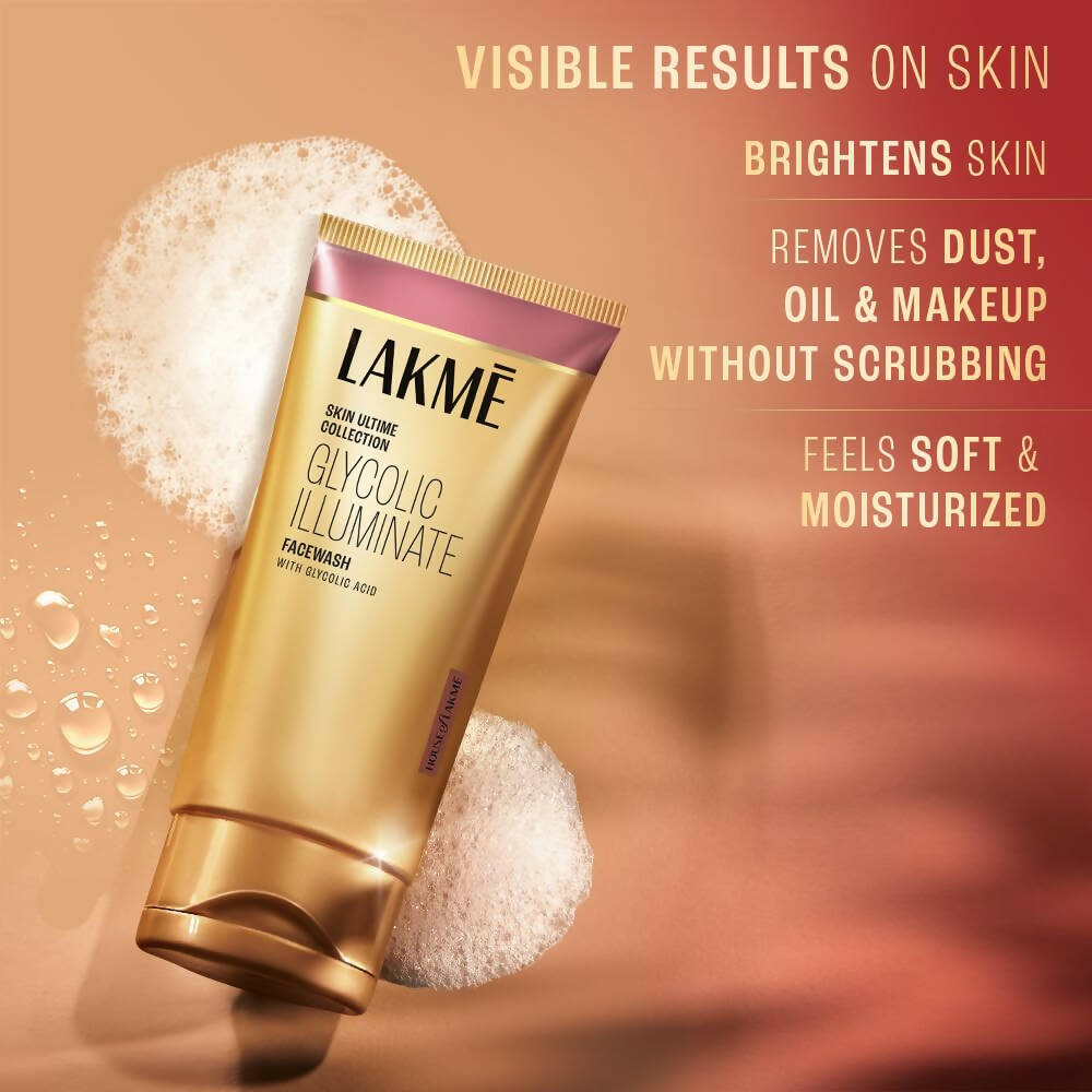 Lakme Glycolic Illuminate Facewash with Glycolic Acid - Distacart