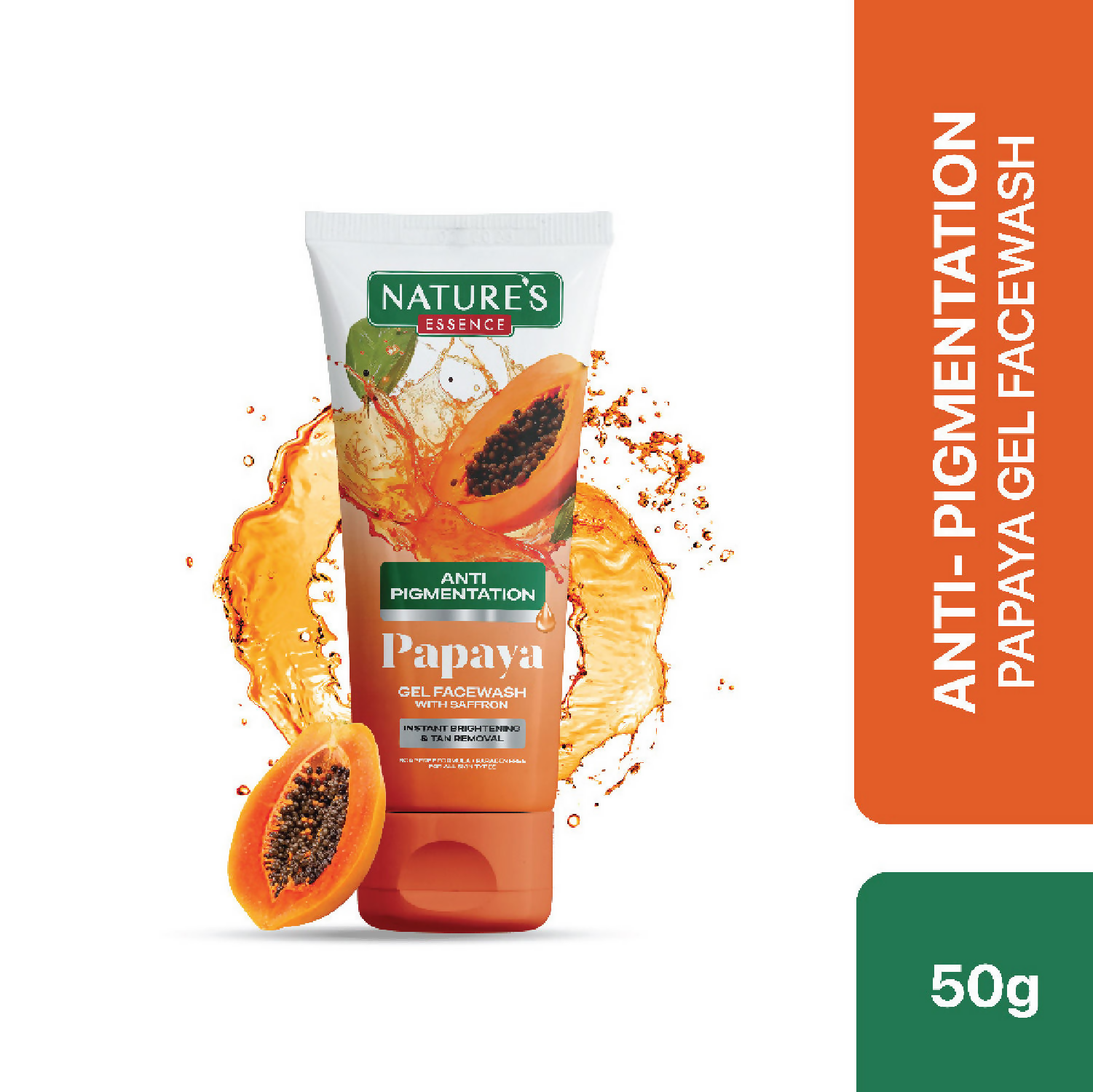 Nature's Essence Anti-Pigmentation Papaya Gel Face Wash - Distacart